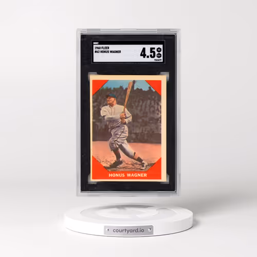 1960 Fleer #62 Honus Wagner (SGC 4.5 VG-EX+)