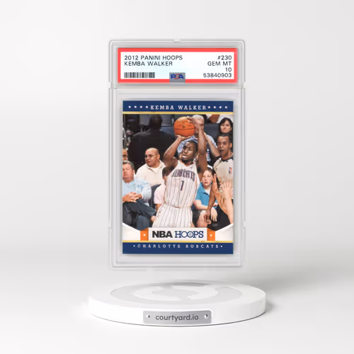 2012 Panini Hoops #230 Kemba Walker (PSA 10 GEM MINT)