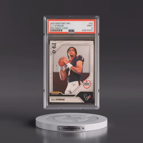 2023 Panini Instant NFL Rps First Look #42 C.J. Stroud (PSA 9 MINT)