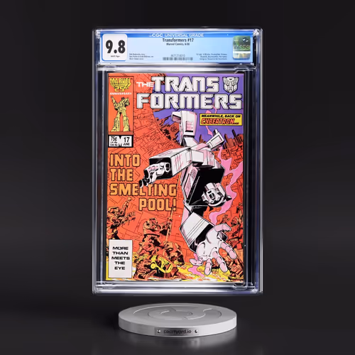 Transformers #17 CGC 9.8 White Pages (Marvel Comics, 6/86) - Universal
