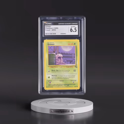 1999 Fossil #48/62 Grimer (CGC 6.5 EX-NM+)