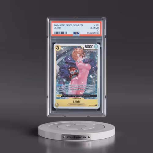 2024 One Piece OP07-500 Years in the Future #111 Lilith (PSA 10 GEM MINT)