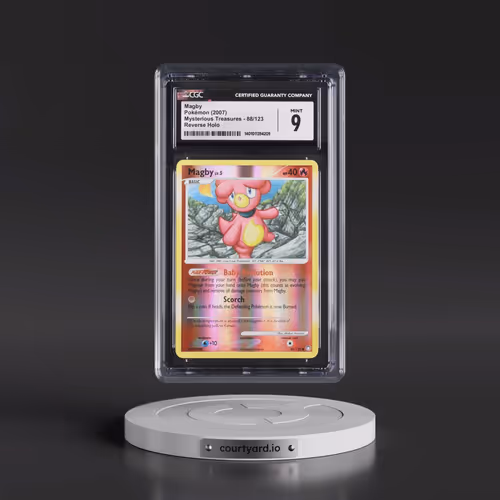 2007 Mysterious Treasures #88/123 Magby - Reverse Holo (CGC 9 MINT)