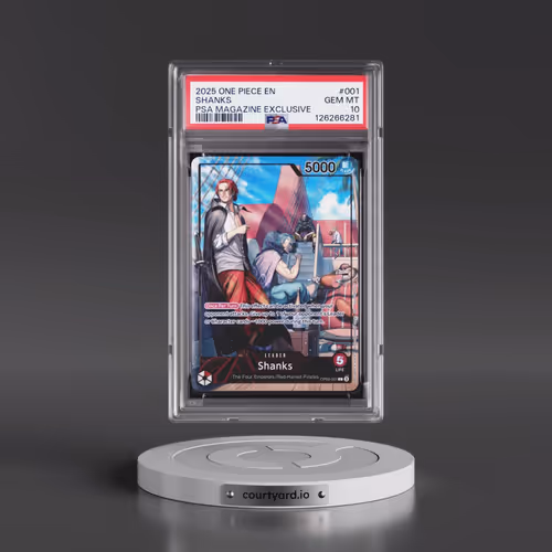 2025 One Piece Promos #001 Shanks - PSA Magazine Exclusive (PSA 10 GEM MINT)
