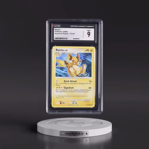 2009 Supreme Victors #77/147 Raichu (CGC 9 MINT)