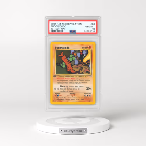 2001 Neo Revelation #26 Sudowoodo - 1st Edition (PSA 10 GEM MINT)