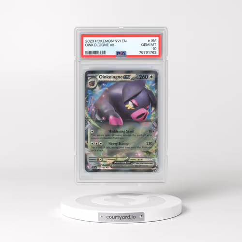 2023 Pokémon Svi EN-Scarlet & Violet #158 Oinkologne EX - Holo (PSA 10 GEM MINT)