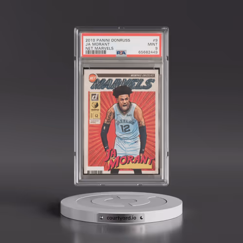2019 Panini Donruss Net Marvels #9 Ja Morant (PSA 9 MINT)
