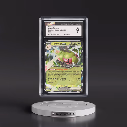 2025 Destined Rivals - DRI EN #003/182 Yanmega ex - Holo (CGC 9 MINT)