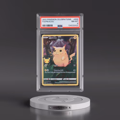 2021 Pokémon Celebrations #005 Pikachu - Full Art (PSA 8 NM-MT)