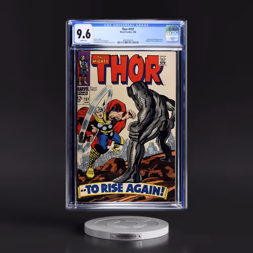 Thor #151 CGC 9.6 White Pages (Marvel Comics, 4/68)