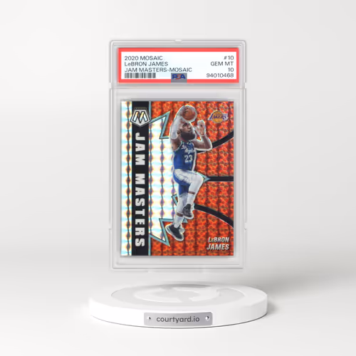 2020 Panini Mosaic Jam Masters #10 LeBron James - Mosaic (PSA 10 GEM MINT)