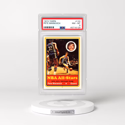 1973 Topps #130 Pete Maravich (PSA 8 NM-MT)