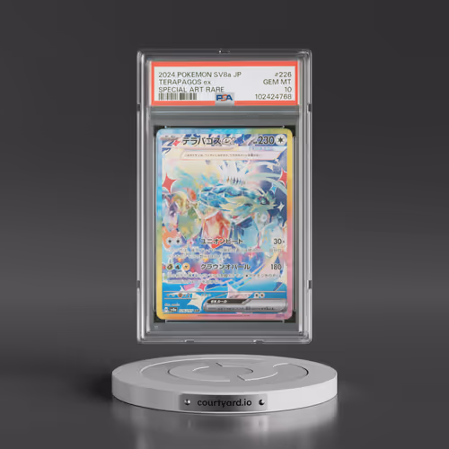 2024 Pokémon Sv8a-Terastal Fest EX #226 Terapagos EX - Holo Special Art Rare (PSA 10 GEM MINT)