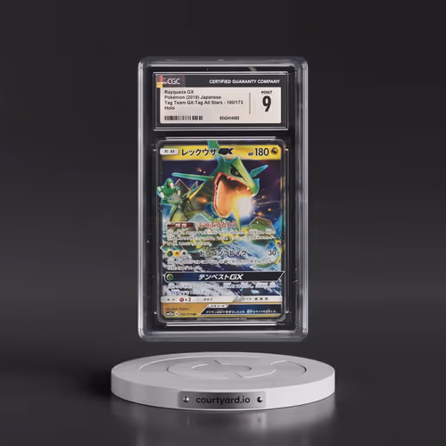2019 Tag Team GX: Tag All Stars #100/173 Rayquaza GX - Holo (CGC 9 MINT)