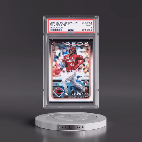 2024 Topps Chrome Update #USC150 Elly de La Cruz - Refractor (PSA 9 MINT)