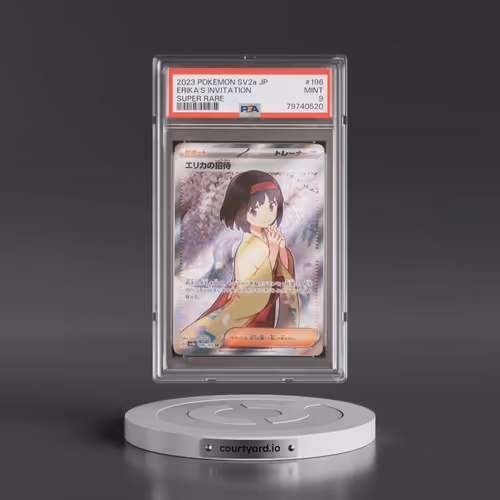 2023 Pokémon Sv2a-Pokemon 151 #196 Erika's Invitation - Super Rare (PSA 9 MINT)