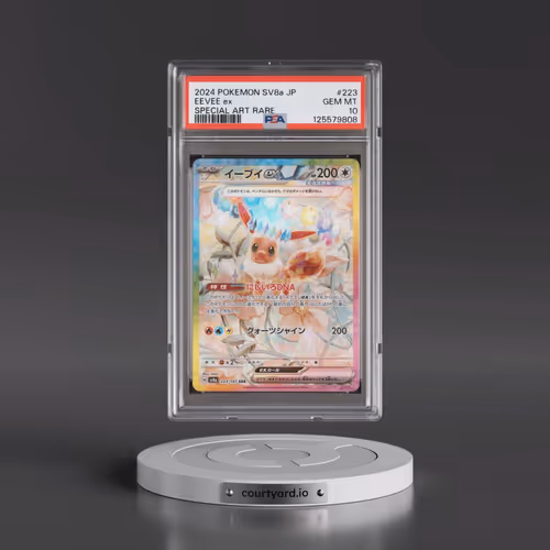 2024 Pokémon Sv8a-Terastal Fest EX #223 Eevee EX - Holo Special Art Rare (PSA 10 GEM MINT)