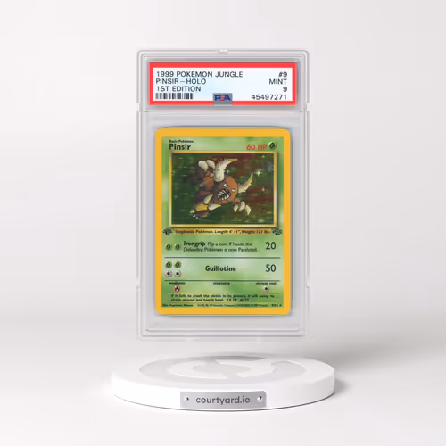 1999 Pokémon Jungle #9 Pinsir - 1st Edition Holo (PSA 9 MINT)