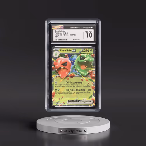 2023 Temporal Forces - TEF EN #022/162 Scovillain ex - Holo (CGC 10 GEM MINT)