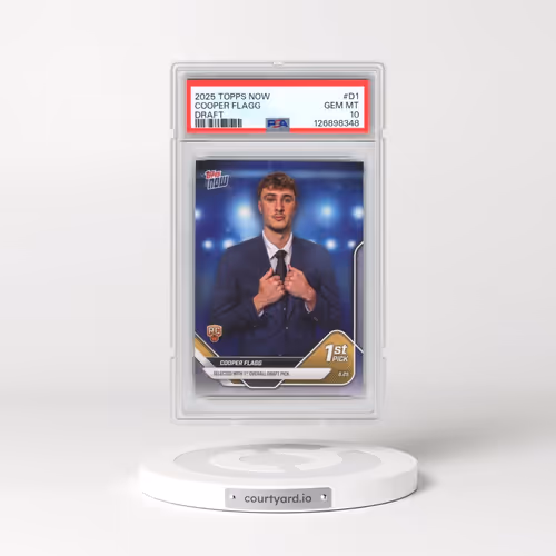 2025 Topps Now Draft #D1 Cooper Flagg (PSA 10 GEM MINT)