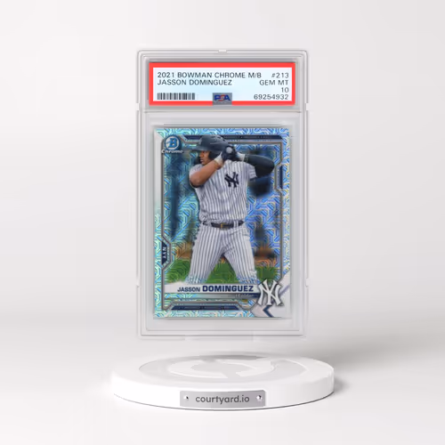 2021 Bowman Chrome Mega Box #213 Jasson Dominguez (PSA 10 GEM MINT)