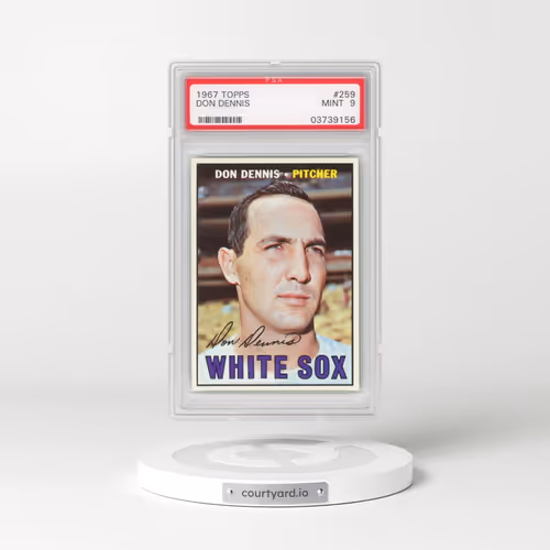 1967 Topps #259 Don Dennis (PSA 9 MINT)