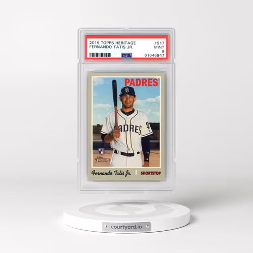 2019 Topps Heritage #517 Fernando Tatis Jr. (PSA 9 MINT)