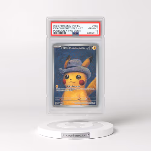 2023 Pokémon Svp EN-SV Black Star Promo #085 Pikachu With Grey Felt Hat - Pokemon X Van Gogh (PSA 10