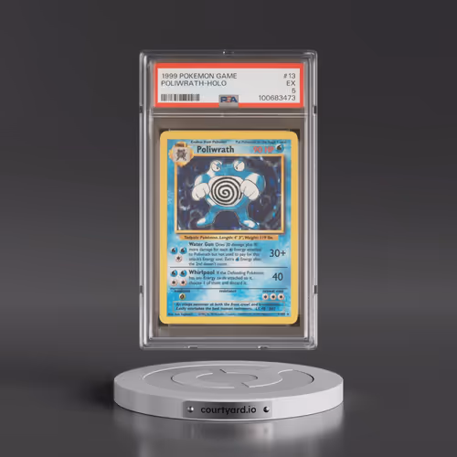 1999 Pokémon Game #13 Poliwrath - Holo (PSA 5 EX)