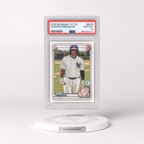 2020 Bowman 1st Edition #BFE8 Jasson Dominguez (PSA 10 GEM MINT)