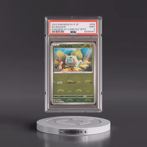 2023 Pokémon SV-P Promo #059 Bulbasaur - Pokemon 151 Card File Sets (PSA 9 MINT)