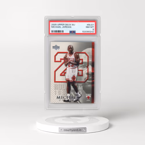 2005 Upper Deck Michael Jordan #MJ21 Michael Jordan (PSA 8 NM-MT)