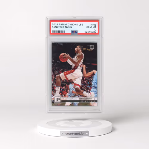 2019 Panini Chronicles #106 Kendrick Nunn (PSA 10 GEM MINT)