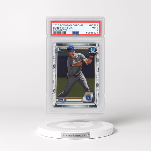 2020 Bowman Chrome Prospects #BCP25 Bobby Witt Jr. (PSA 9 MINT)