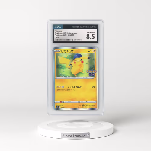2022 Pokémon GO #028/071 Pikachu - Holo (CGC 8.5 NM-MT+)