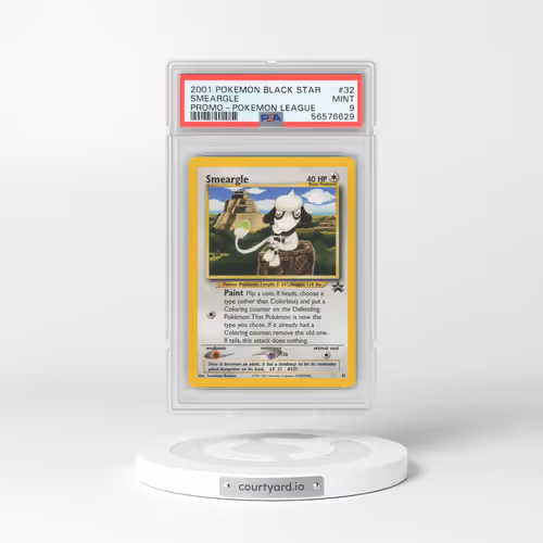 1999 Black Star Promos #32 Smeargle - Pokémon League (PSA 9 MINT)
