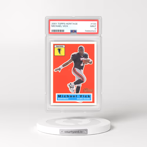 2001 Topps Heritage #133 Michael Vick (PSA 9 MINT)