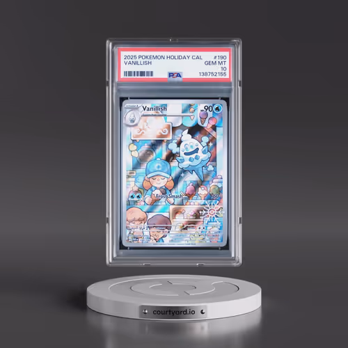 2025 Pokémon Holiday Calendar #190 Vanillish (PSA 10 GEM MINT)