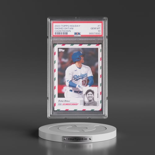 2023 Topps Holiday Countdown #1 Shohei Ohtani (PSA 10 GEM MINT)