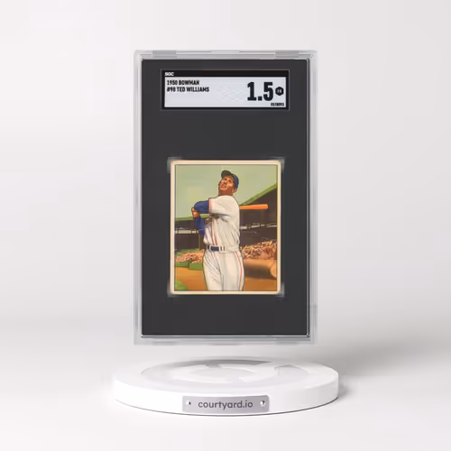 1950 Bowman #98 Ted Williams (SGC 1.5 FR)