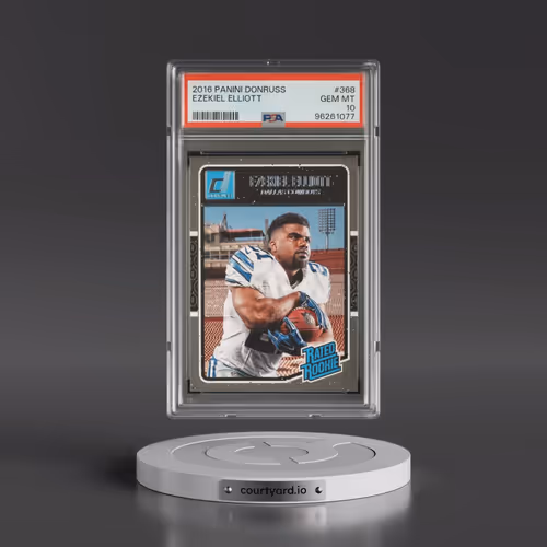 2016 Panini Donruss #368 Ezekiel Elliott (PSA 10 GEM MINT)