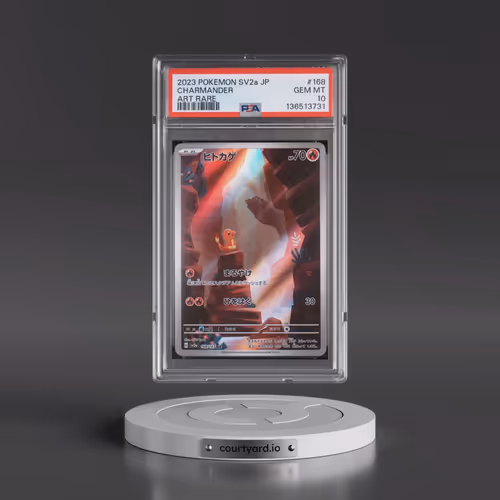 2023 Pokémon Sv2a-Pokemon 151 #168 Charmander - Art Rare (PSA 10 GEM MINT)