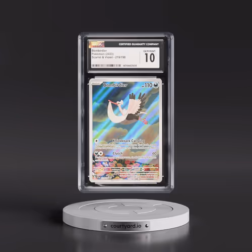 2023 Scarlet & Violet #219/198 Bombirdier - Illustration Rare Holo (CGC 10 GEM MINT)