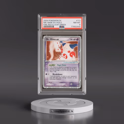 2004 Pokémon EX Fire Red & Leaf Green #111 Mr. Mime EX - Holo Holo (PSA 8 NM-MT)