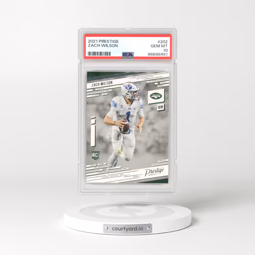 2021 Panini Prestige #202 Zach Wilson (PSA 10 GEM MINT)