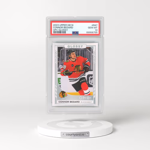 2023 Upper Deck OPC Glossy #R47 Connor Bedard (PSA 10 GEM MINT)