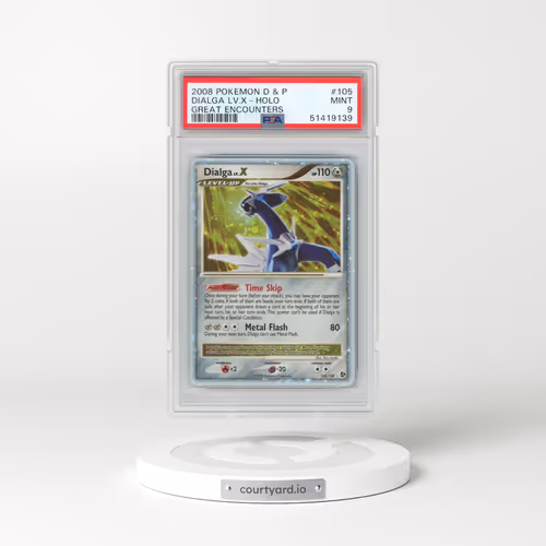 2008 Pokémon Diamond & Pearl Great Encounters #105 Dialga LV.X - Holo (PSA 9 MINT)