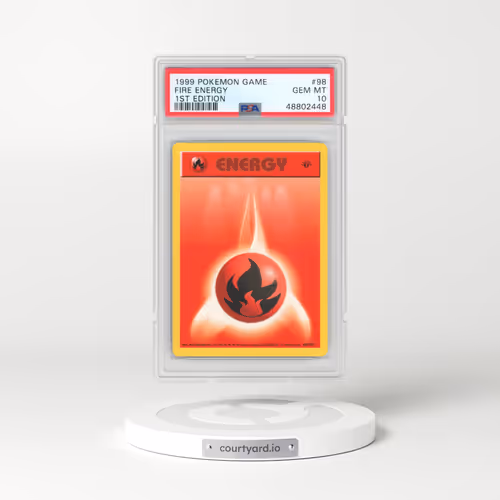 1999 Pokémon Game #98 Fire Energy - 1st Edition (PSA 10 GEM MINT)
