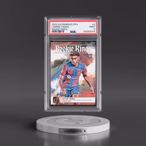 2023-24 Panini Donruss FIFA Rookie Kings #2 Lamine Yamal (PSA 9 MINT)